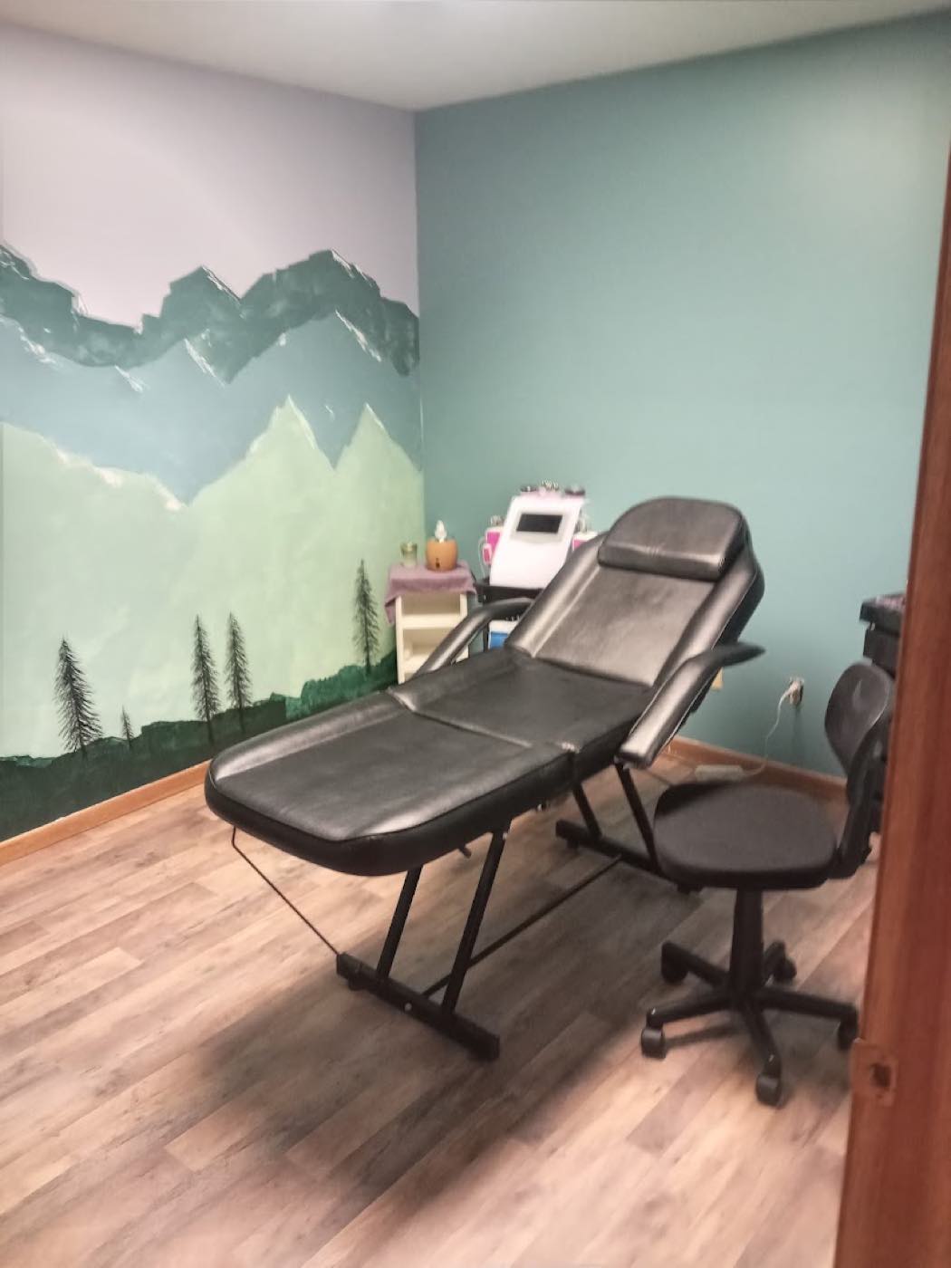 Treatment room at Rock Your Body, Columbus Ohio